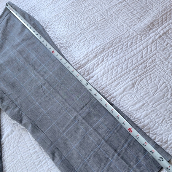 Elemental Stretch Womens Gray, Black, & Blue Plaid Office Pants Size 18 - Picture 13 of 16